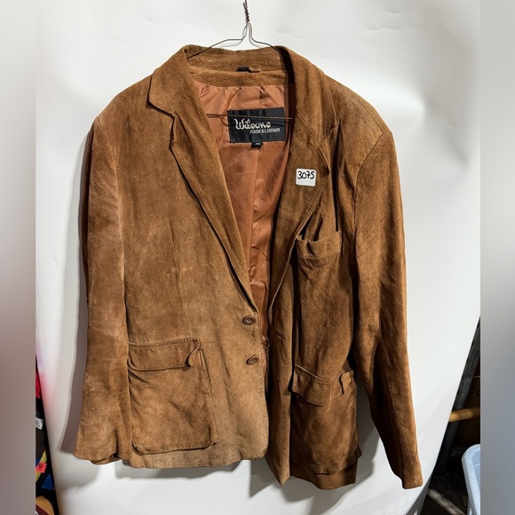 Wilson Other - #3075-Wilson Brown Suede Men's Jacket